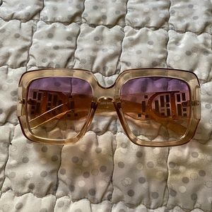 Champagne Rose Pink sunglasses